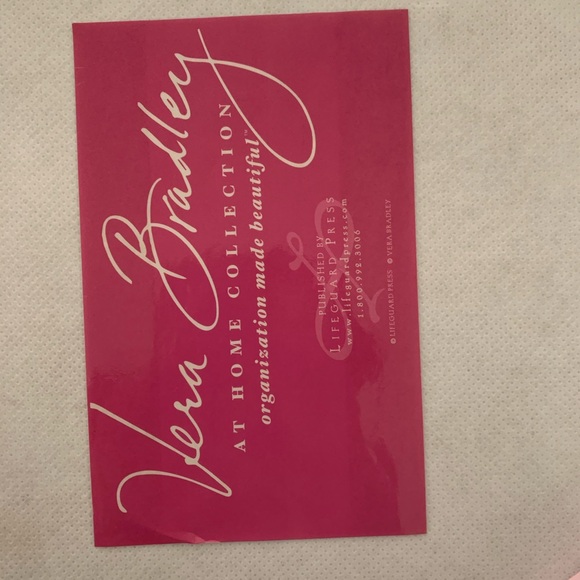 Vera Bradley Vision Board Pin Photo Collage Memo Bermuda Pink Girls Room Decor - Picture 3 of 4